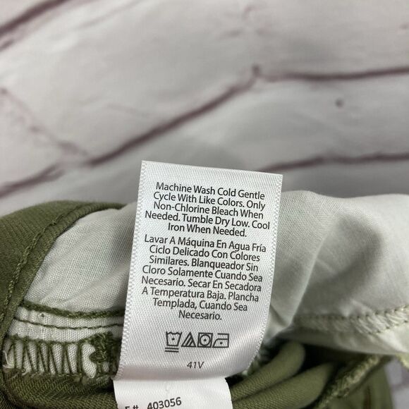 Sofia Jeans Women’s Olive Green Relaxed High Rise Wide Leg Cargo Pants SZ 16 - Picture 14 of 16